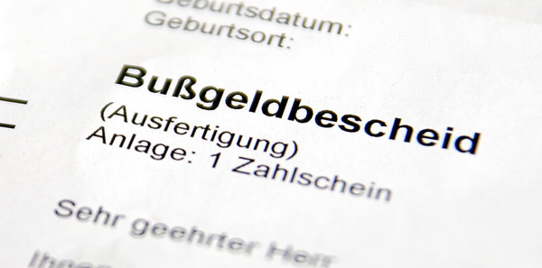 Rechtsanwalt für Bußgeldbescheide in Düsseldorf